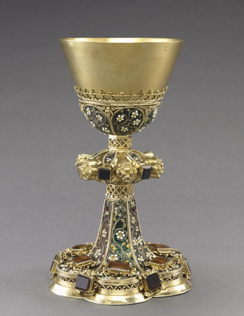 A gilded chalice